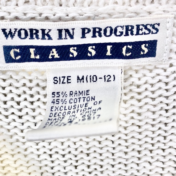 Christmas Cardigan By Work In Progress Classics Long Sleeve Size Med. - Picture 4 of 10